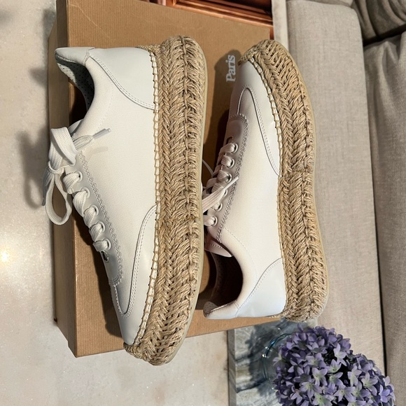 Christian Louboutin White Espadrille Sneakers - Picture 10 of 16